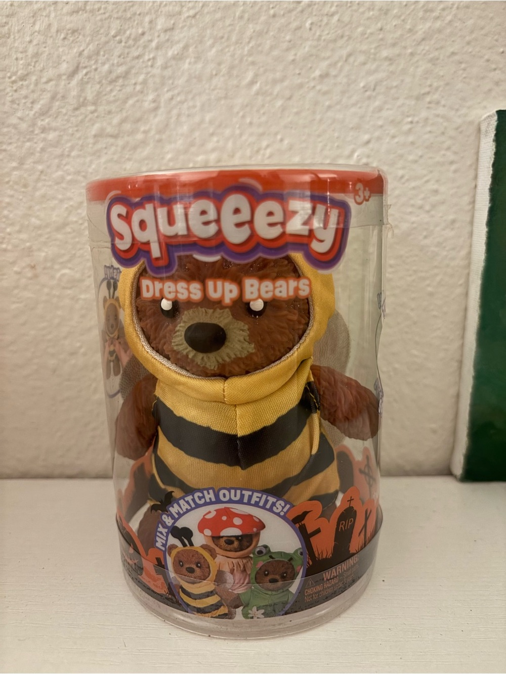 Dress Up Bears Bee Costume Bear - Yellow & Black